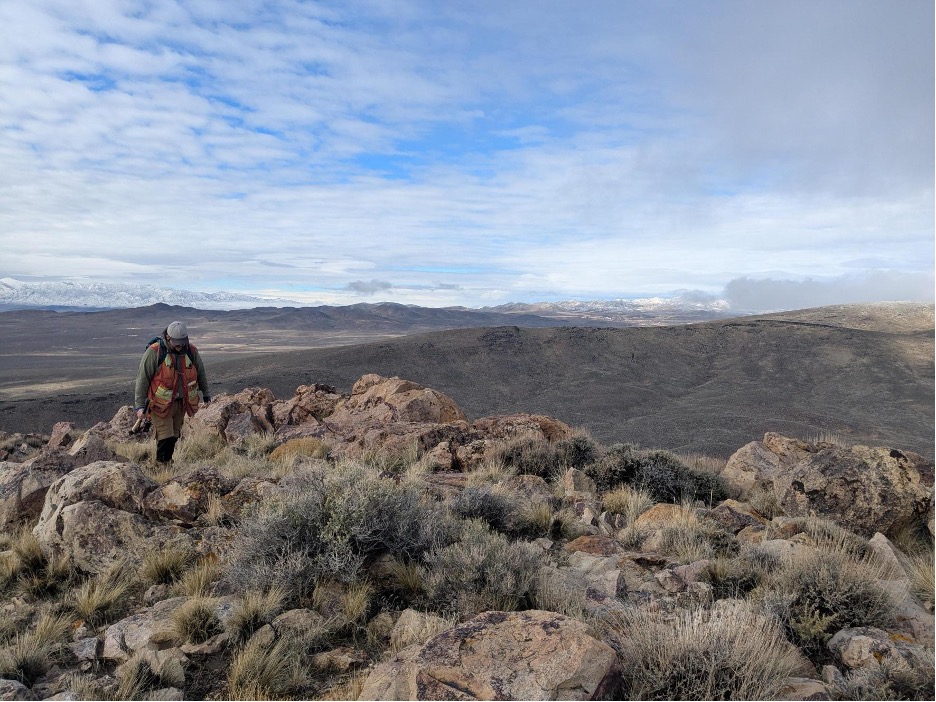 Image 1: Exploration Crews Traversing the Skylight Property on November 21, 2025